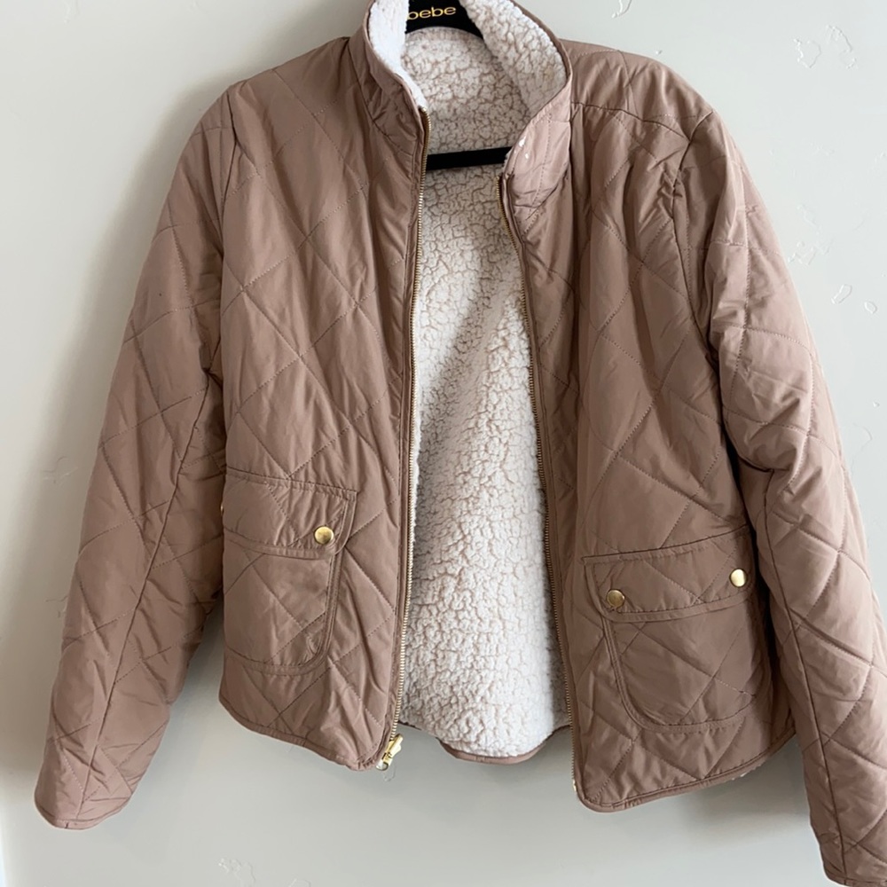 Reversible Sherpa jacket